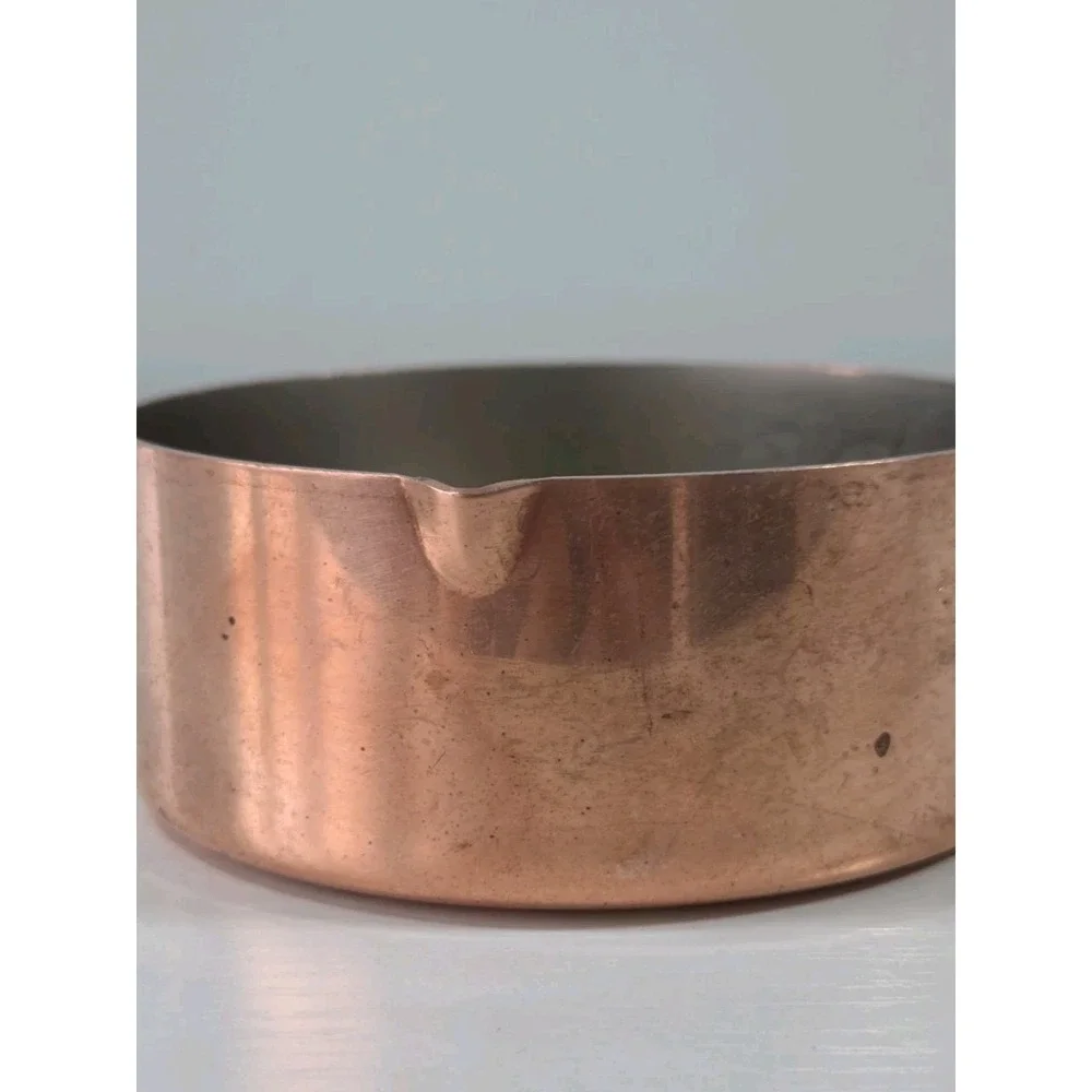 Single Vintage 1 Cup Brass Measuring Cup Made In Korea Dae Woo